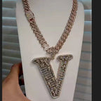 Holiday Special 49%OFF??Design Letter V Marquise Shape Pendant