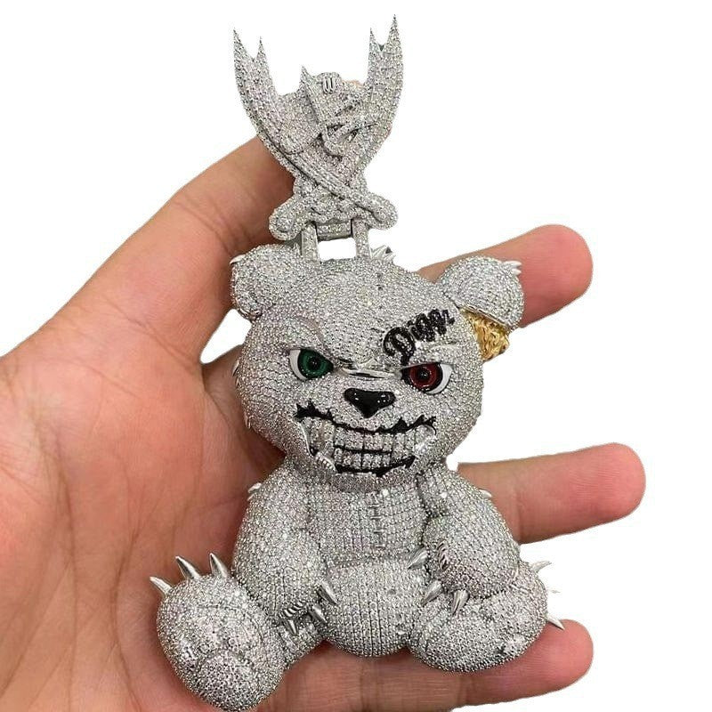 3D "Teddy" | 925S | Bear Pendant