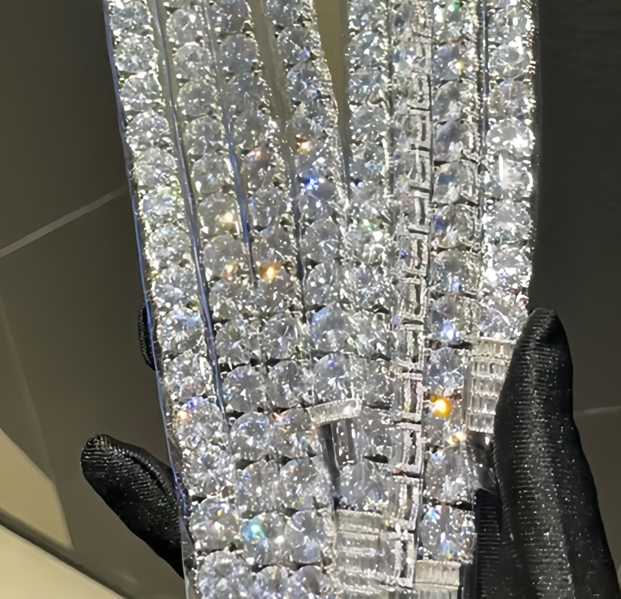 10mm Diamond Design Tennis Chain