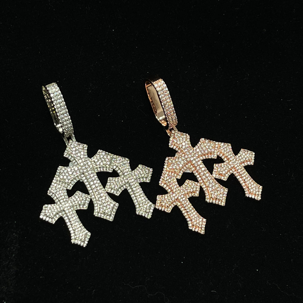 Vintage Classic Cross Pendant Necklace Hip Hop Jewelry