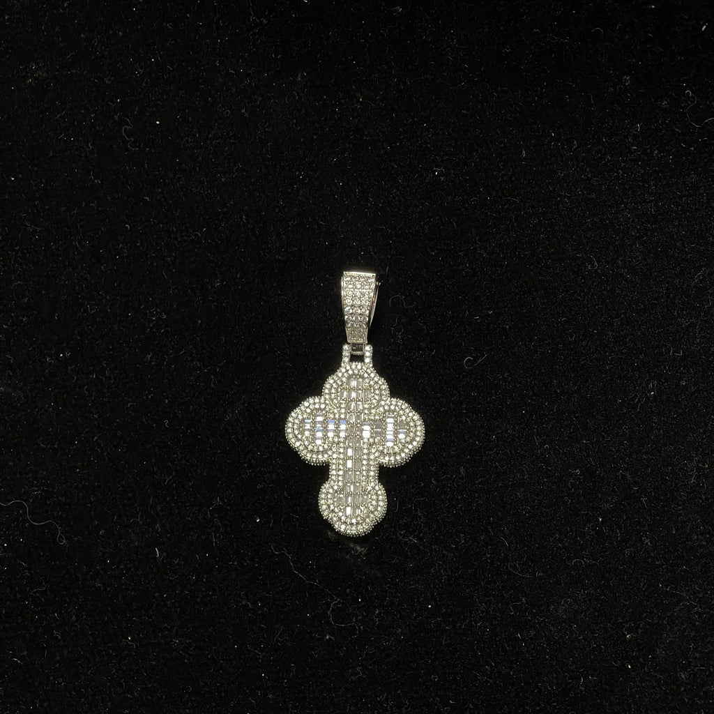 Iced Out Cross Pendant for Men Hip Hop Jewelry