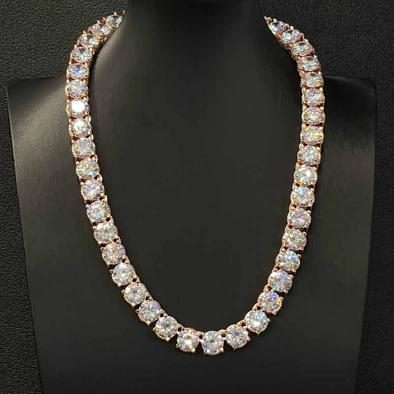 10mm Diamond Design Tennis Bracelet