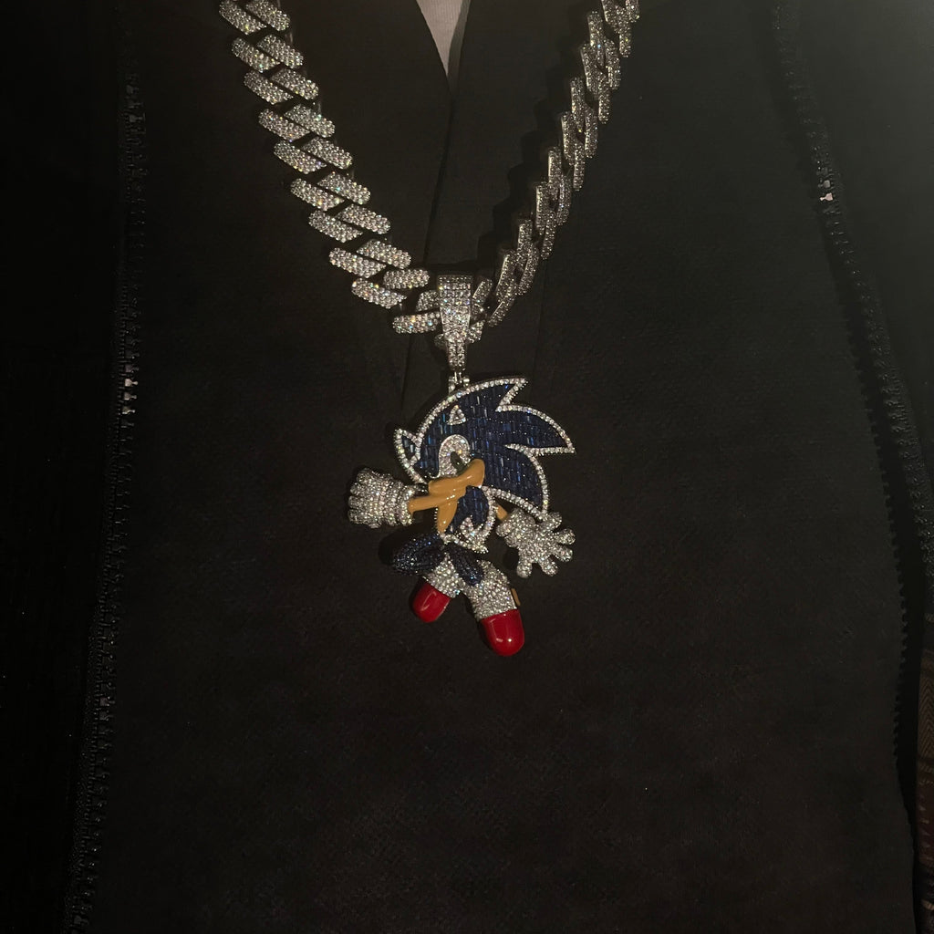 Street Style | Iced Out Backpack Pendant