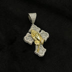 Gold Prayer Hands Pendant