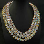 10mm Diamond Design Tennis Bracelet
