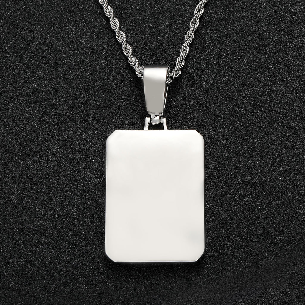 Square Photo Frame Solid Pendant — Creative DIY Personalized Photo Frame Pendant