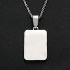 Square Photo Frame Solid Pendant — Creative DIY Personalized Photo Frame Pendant