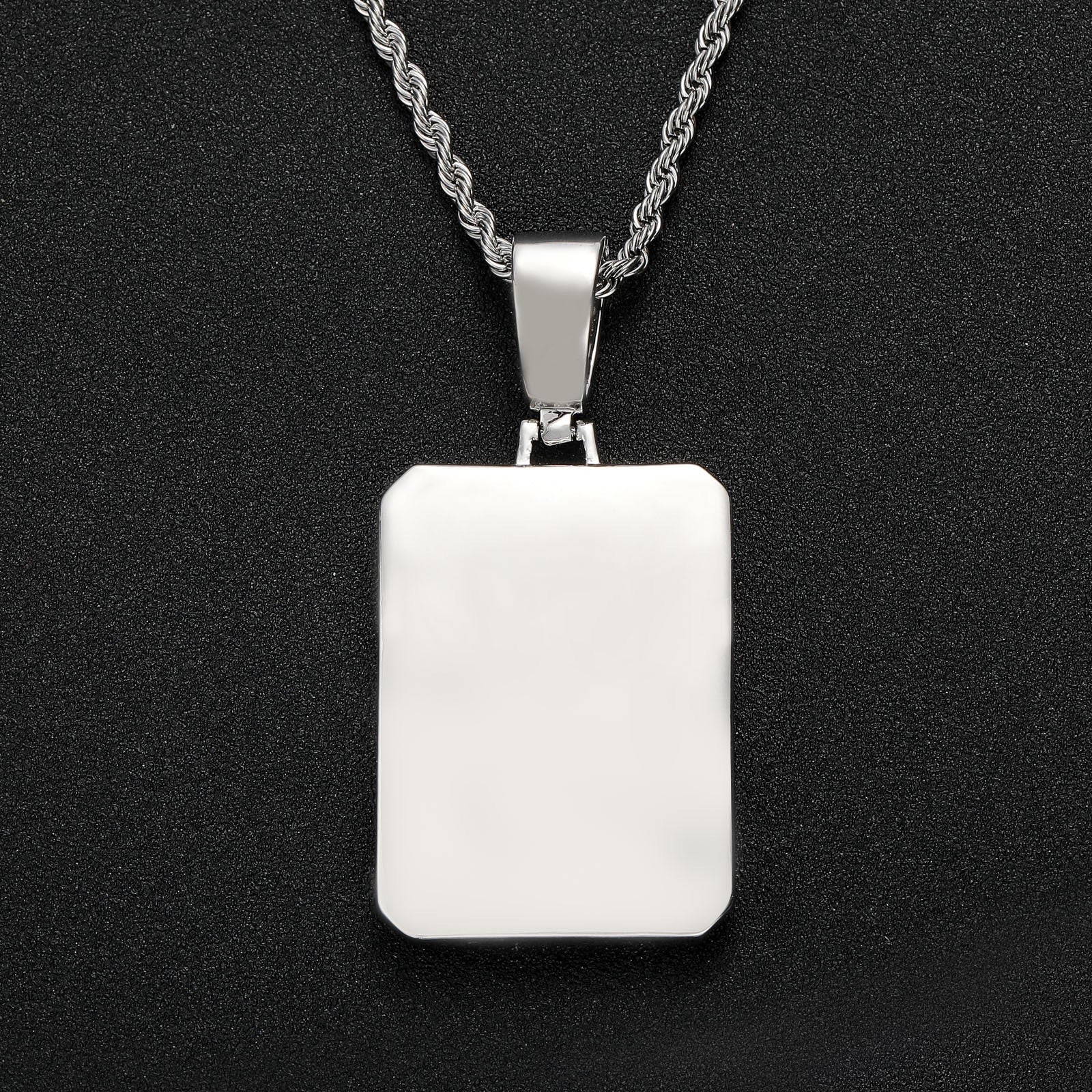 Square Photo Frame Solid Pendant — Creative DIY Personalized Photo Frame Pendant