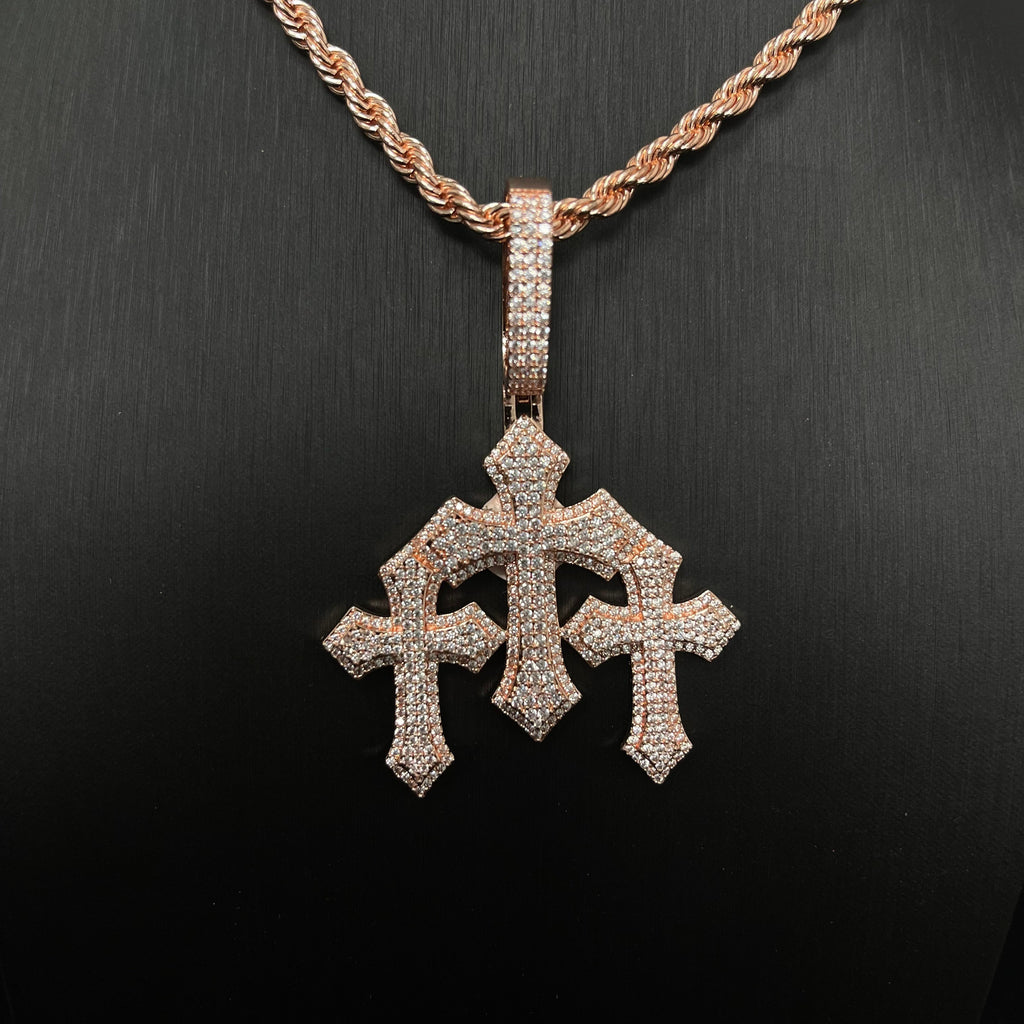 Vintage Classic Cross Pendant Necklace Hip Hop Jewelry