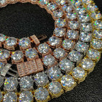 10mm Diamond Design Tennis Chain
