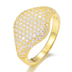S925 Sterling Silver Moissanite Ring – Luxurious "Starry Sky" Style – Trendy Hip-Hop Design