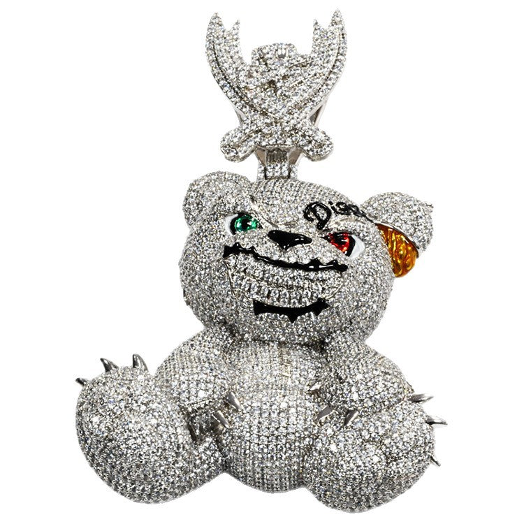 3D "Teddy" | 925S | Bear Pendant
