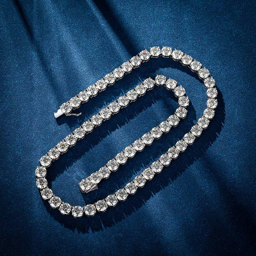 3~10mm 925 Sterling Silver Plated Tennis Chain