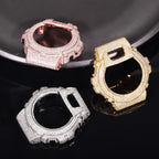 Viral Full-Diamond Moissanite Hip-Hop Watch Case (DW6900 Model)