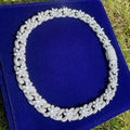 15mm Iced Out Flowers Sparkle Cuban Chain