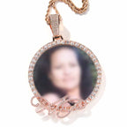 Moissanite Creative Customizable Letter Photo Pendant