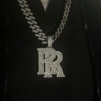 Street Style | Baguette Cut "RR" Zircon Penadnt