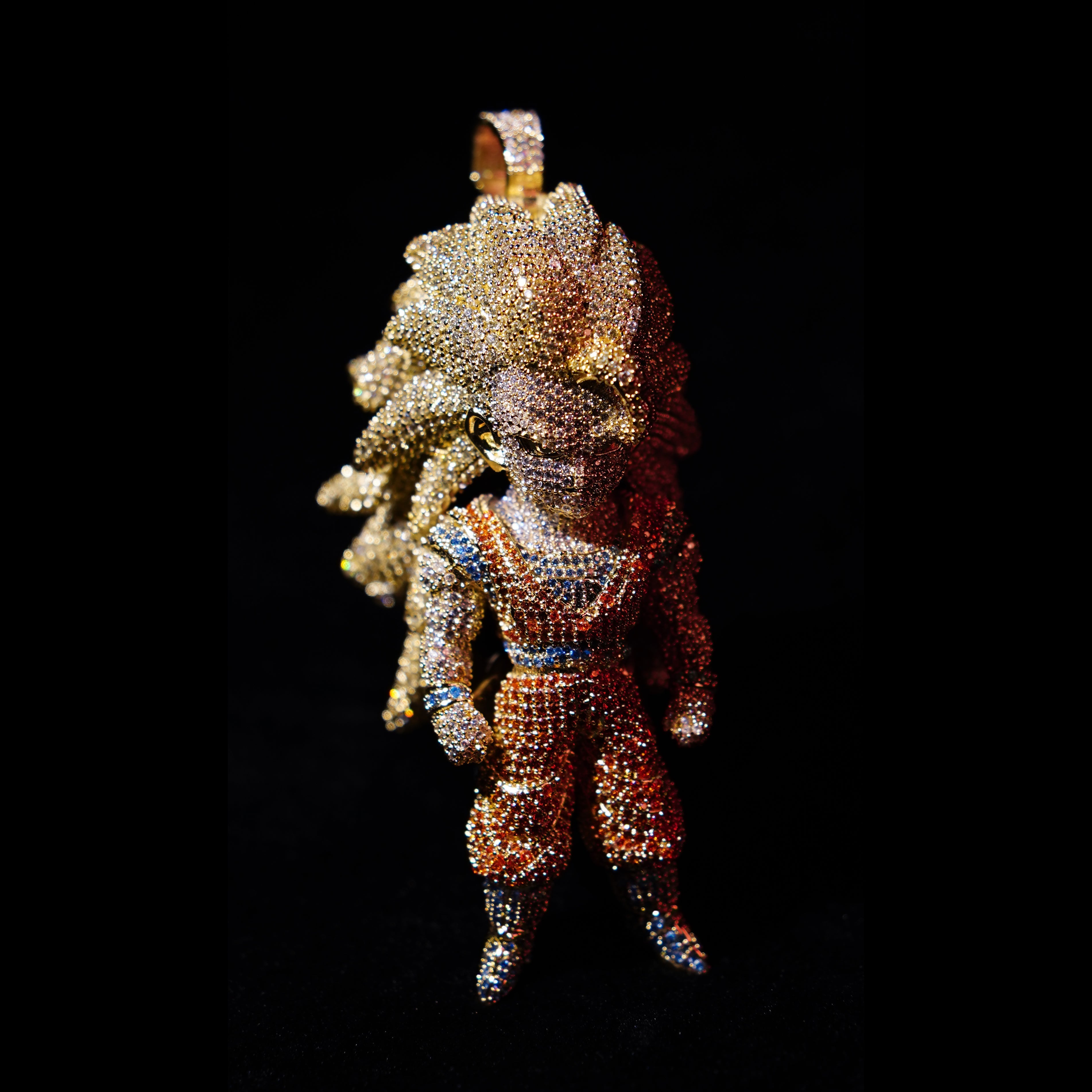 Hip Hop Jewelry: Extra Large, Fully Iced-Out Pendant