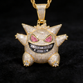 Gengar Pokemon Pendant Set, Cartoon Pokemon Spirit Jewelry