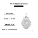 Limited to 5 pieces $299??Oversized | 135mm | Roaring Lion Head Pendant