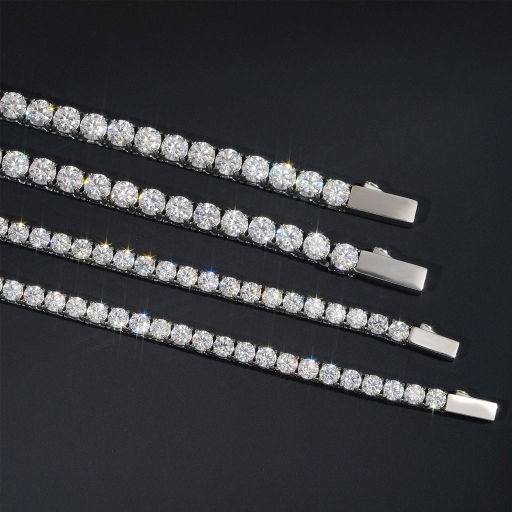 3~10mm 925 Sterling Silver Plated Tennis Chain