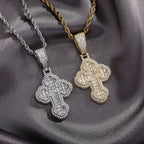 Iced Out Cross Pendant for Men Hip Hop Jewelry