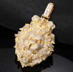 Limited to 5 pieces $299??Oversized | 135mm | Roaring Lion Head Pendant