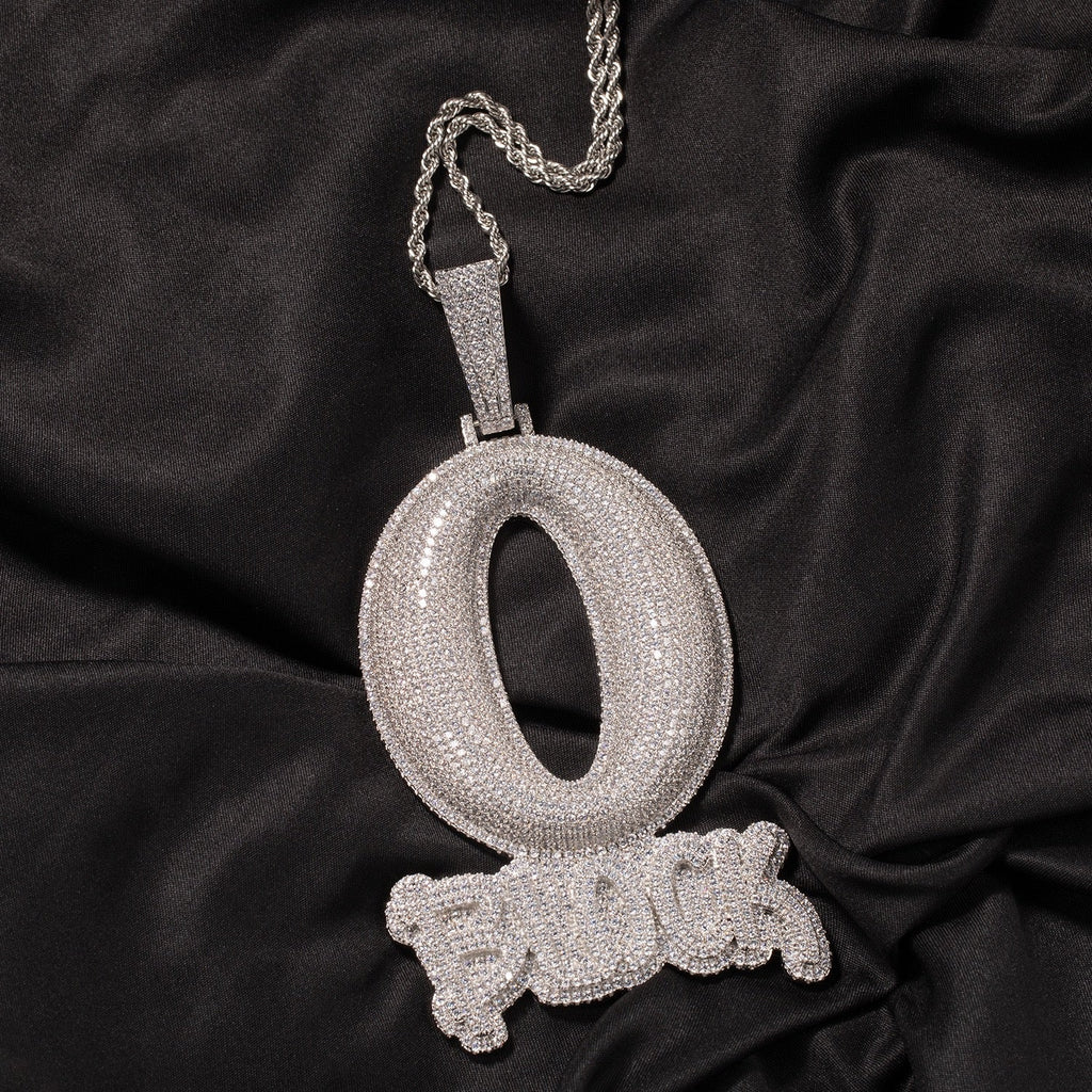 [Dazzling Brilliance ¡¤ Luxury Customization] Letter Q Pendant Necklace ¡ª Fully Pav¨¦-Set with Zirconia