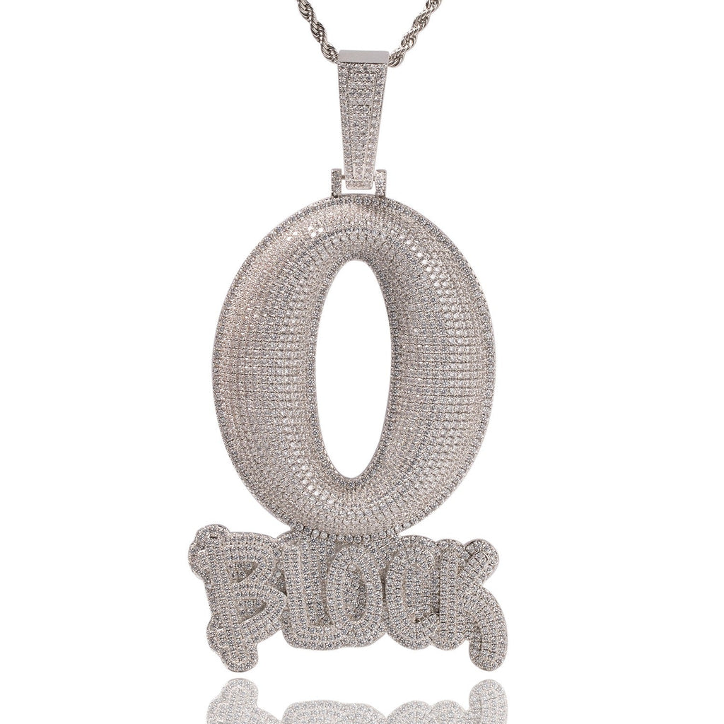 [Dazzling Brilliance ¡¤ Luxury Customization] Letter Q Pendant Necklace ¡ª Fully Pav¨¦-Set with Zirconia