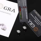 S925 Sterling Silver Skull Stud Earrings with D-Color Moissanite – Stylish and Unique