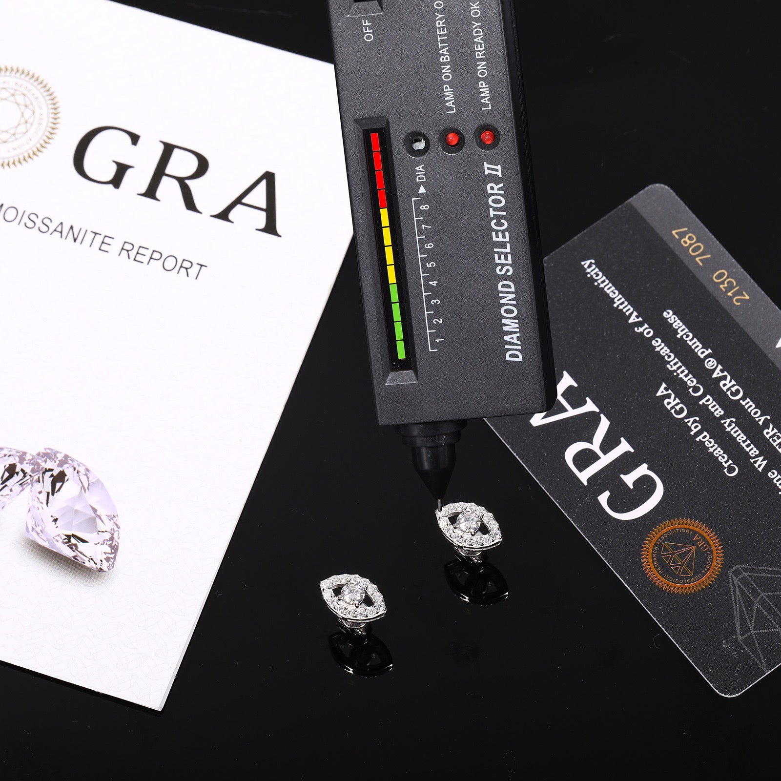 S925 Sterling Silver Skull Stud Earrings with D-Color Moissanite – Stylish and Unique