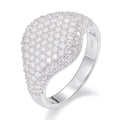S925 Sterling Silver Moissanite Ring – Luxurious "Starry Sky" Style – Trendy Hip-Hop Design