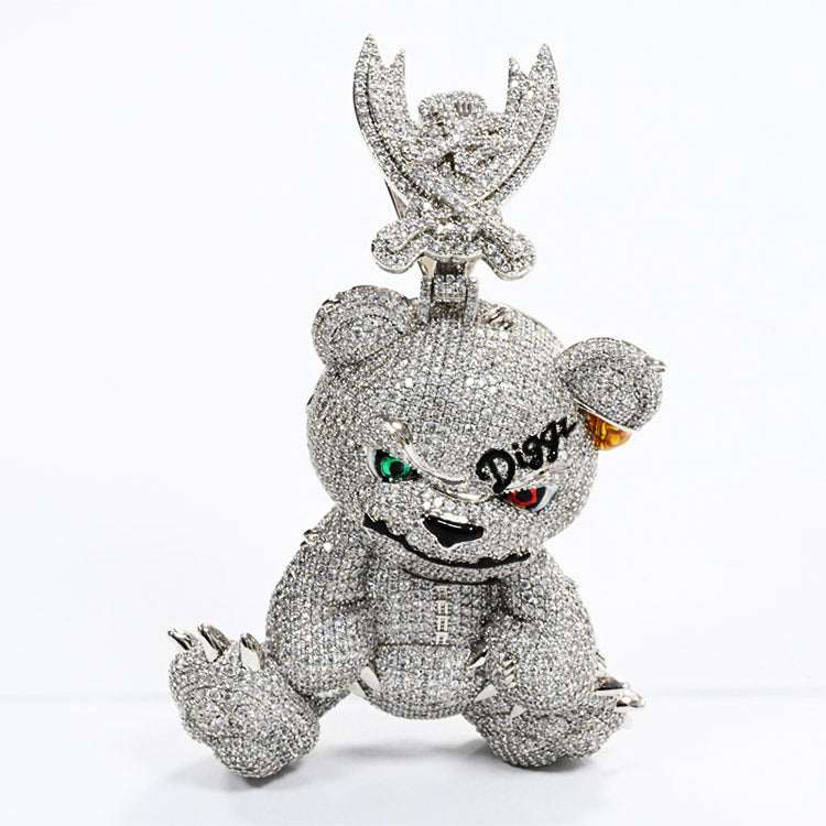 3D "Teddy" | 925S | Bear Pendant
